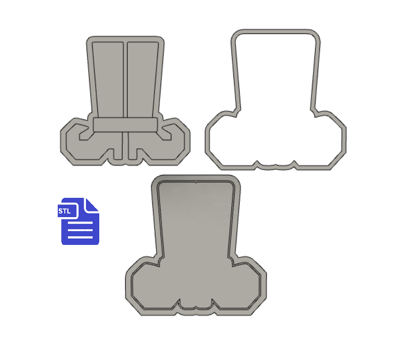 3pc Witchy Legs Bath Bomb Mold STL File - for 3D printing - FILE ONLY - The Crafts and Glitter Shop