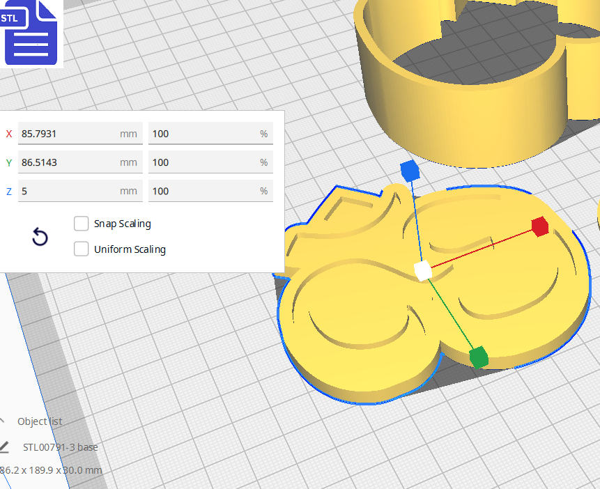 3pc Namaste Bath Bomb Push Mold STL File - for 3D printing - FILE ONLY - The Crafts and Glitter Shop