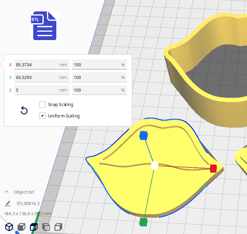 3pc Lips Bath Bomb Mold STL File - for 3D printing - FILE ONLY - The Crafts and Glitter Shop