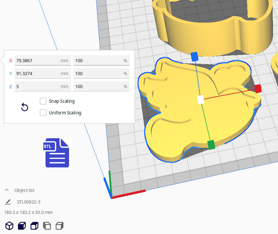 3pc Valentine Dove Bath Bomb Mold STL File - for 3D printing - FILE ONLY - The Crafts and Glitter Shop