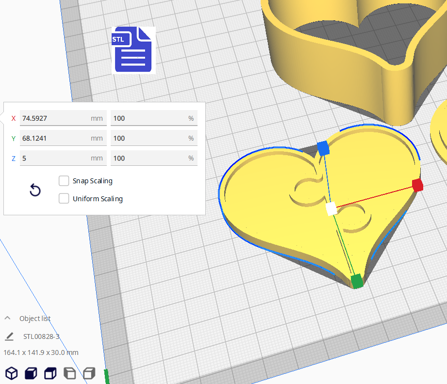 3pc Puzzle Heart Bath Bomb Mold STL File - for 3D printing - FILE ONLY - The Crafts and Glitter Shop