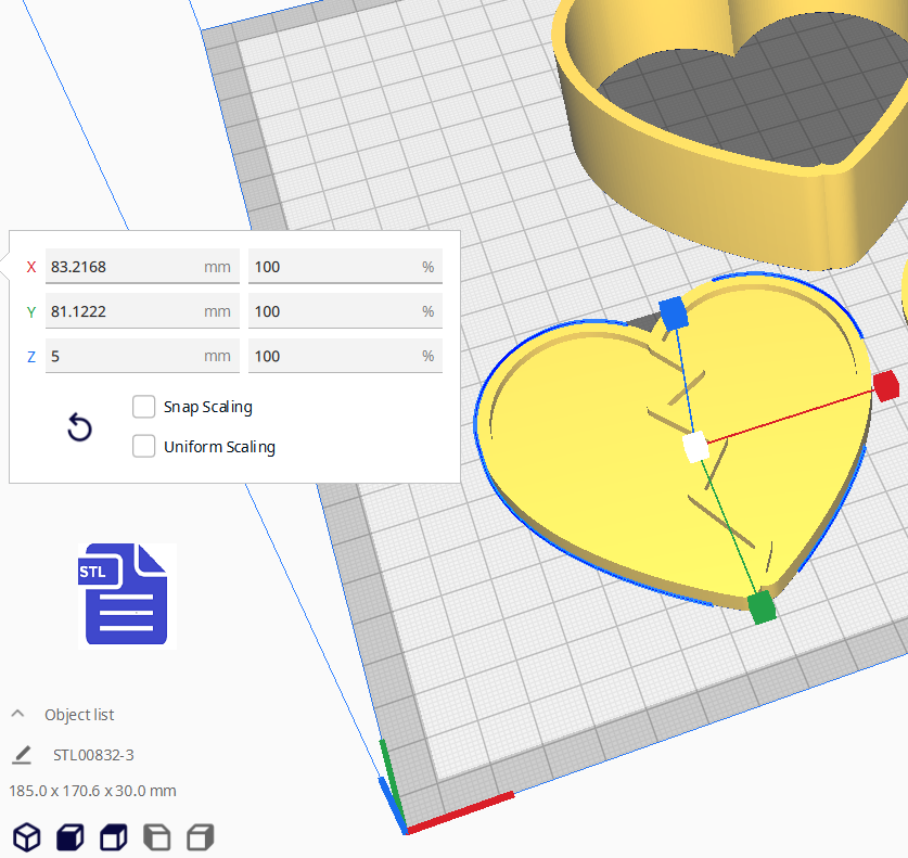 3pc Broken Heart Bath Bomb Mold STL File - for 3D printing - FILE ONLY - The Crafts and Glitter Shop