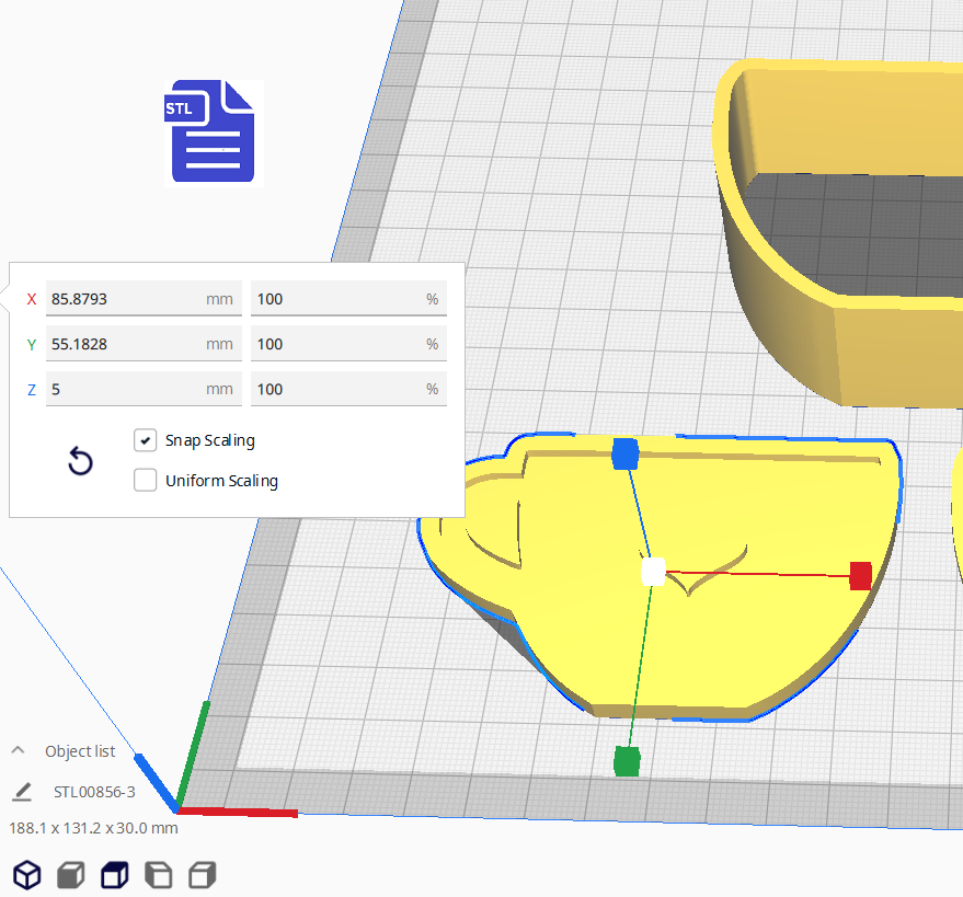 3pc Heart Teacup Bath Bomb Mold STL File - for 3D printing - FILE ONLY - The Crafts and Glitter Shop