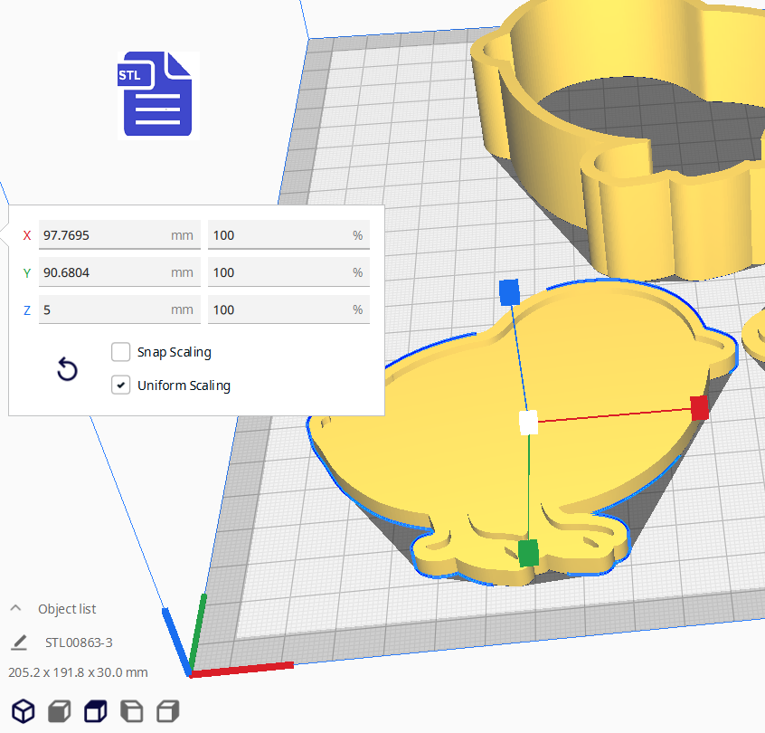 3pc Chick Bath Bomb Mold STL File - for 3D printing - FILE ONLY - The Crafts and Glitter Shop