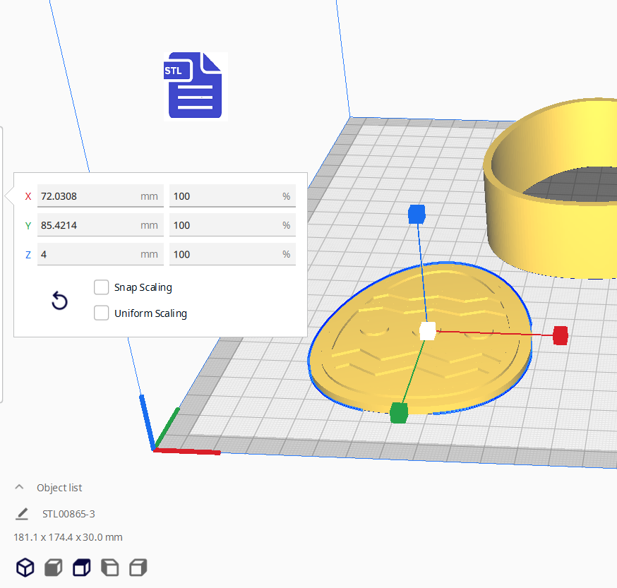 3pc Easter Egg Bath Bomb Mold STL File - for 3D printing - FILE ONLY - The Crafts and Glitter Shop