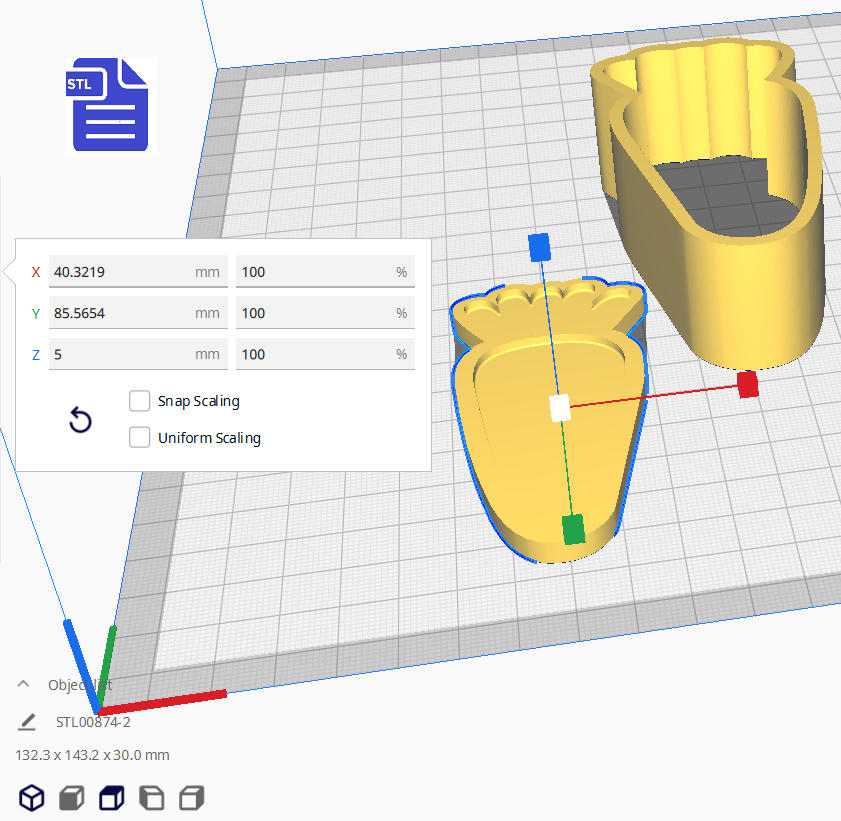 3pc Carrot Bath Bomb Mold STL File - for 3D printing - FILE ONLY - The Crafts and Glitter Shop