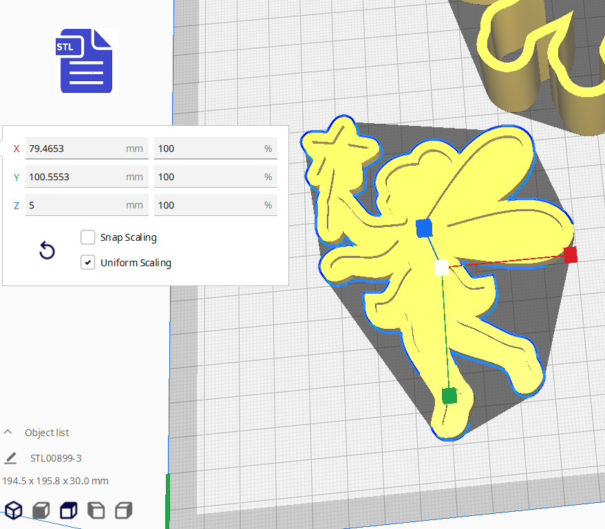 3pc Fairy Bath Bomb Mold STL File - for 3D printing - FILE ONLY - The Crafts and Glitter Shop