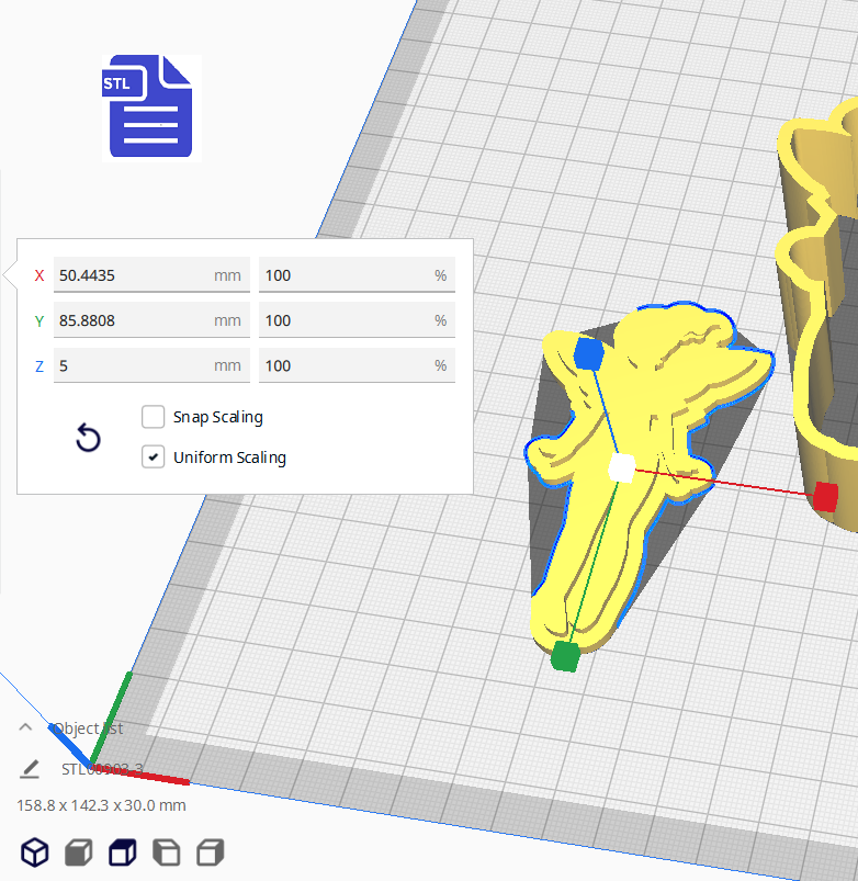 3pc Fairy Bath Bomb Mold STL File - for 3D printing - FILE ONLY - The Crafts and Glitter Shop