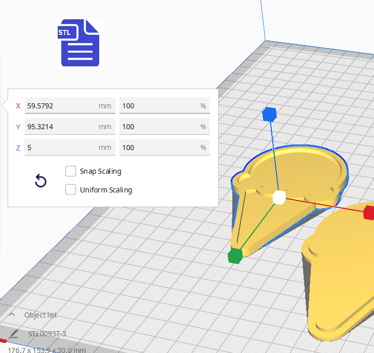 3pc Ice Cream Cone Bath Bomb Mold STL File - for 3D printing - FILE ONLY - The Crafts and Glitter Shop