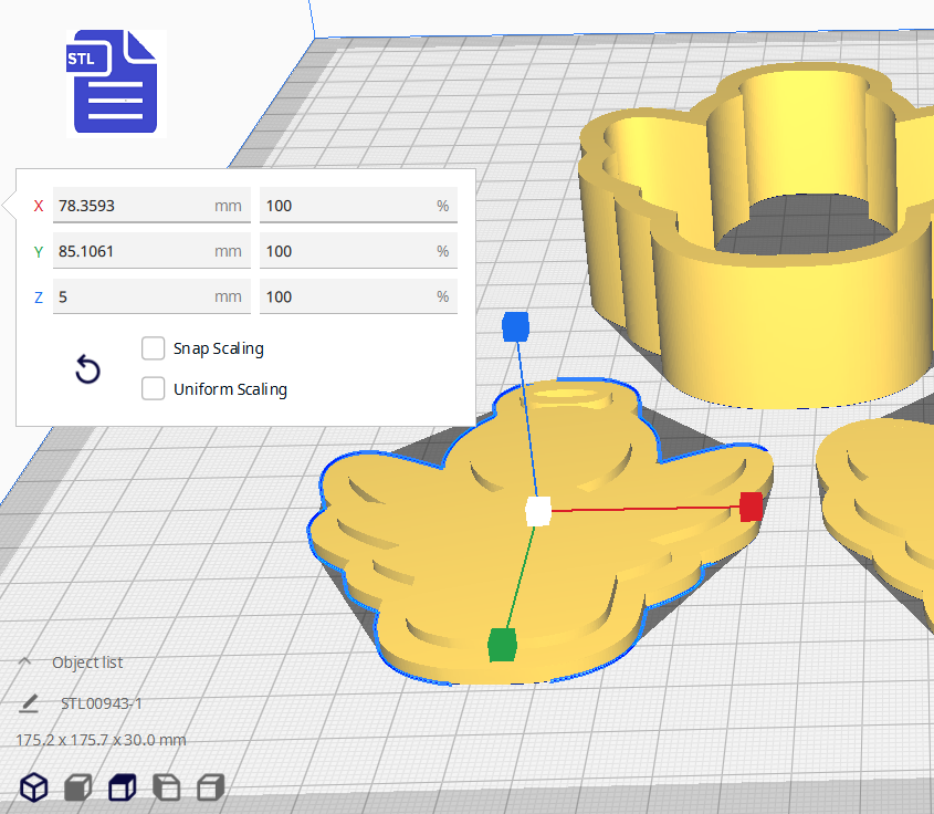 3pc Angel Bath Bomb Mold STL File - for 3D printing - FILE ONLY - The Crafts and Glitter Shop