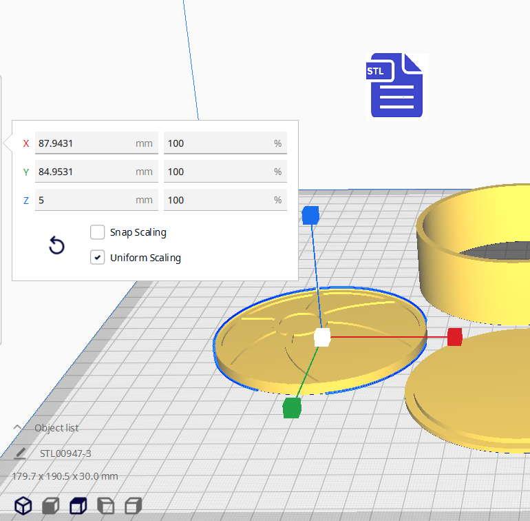 3pc Beach Ball Bath Bomb Mold STL File - for 3D printing - FILE ONLY - The Crafts and Glitter Shop