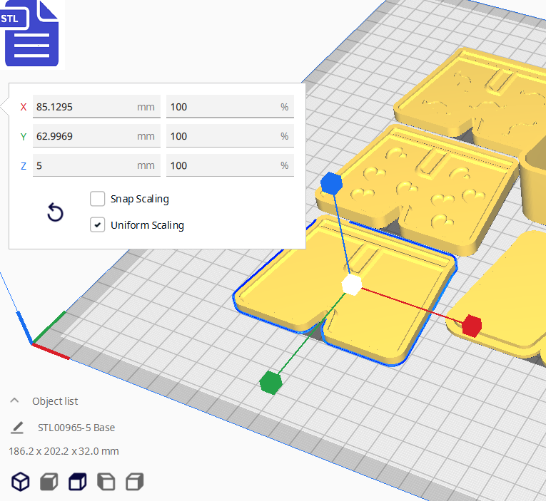 3in1 3pc Boxer Shorts Bath Bomb Mold STL File - for 3D printing - FILE ONLY - 3 in 1 design - The Crafts and Glitter Shop