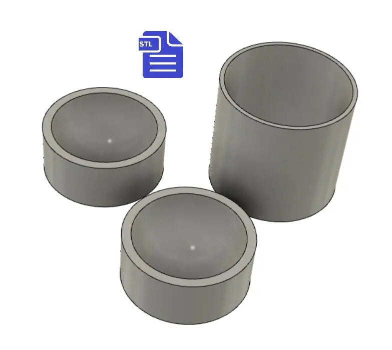 Sphere Bath Bomb Mold STL File - for 3D printing - FILE ONLY - Circle Bath Bomb Press Mould Shower Steamer - The Crafts and Glitter Shop