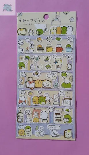 Sumikko Gurashi Stickers - 1 Sheet - Kawaii Stationery The Crafts and Glitter Shop