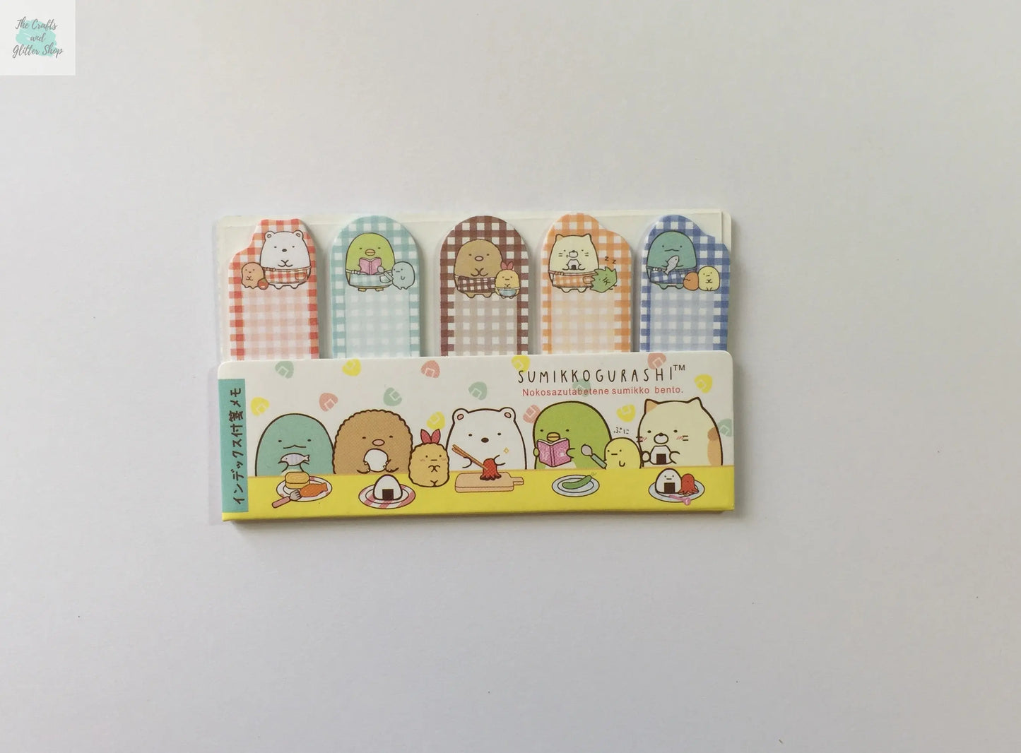 Sumikko Gurashi Sticky Note Bookmark The Crafts and Glitter Shop
