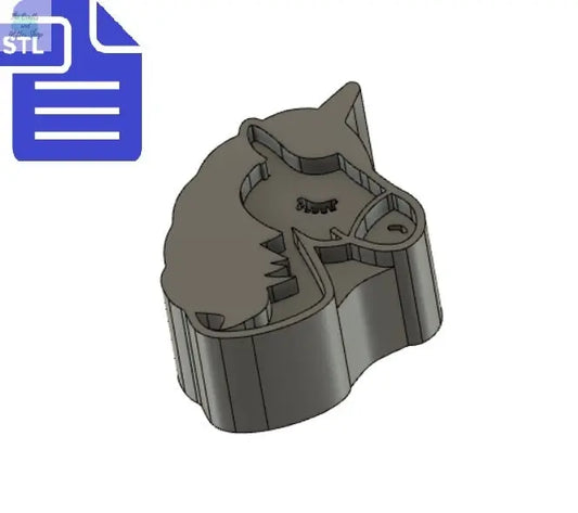 Unicorn STL File - for 3D printing - FILE ONLY - 2.1 oz Unicorn Head to make a mold for bath bombs or soap