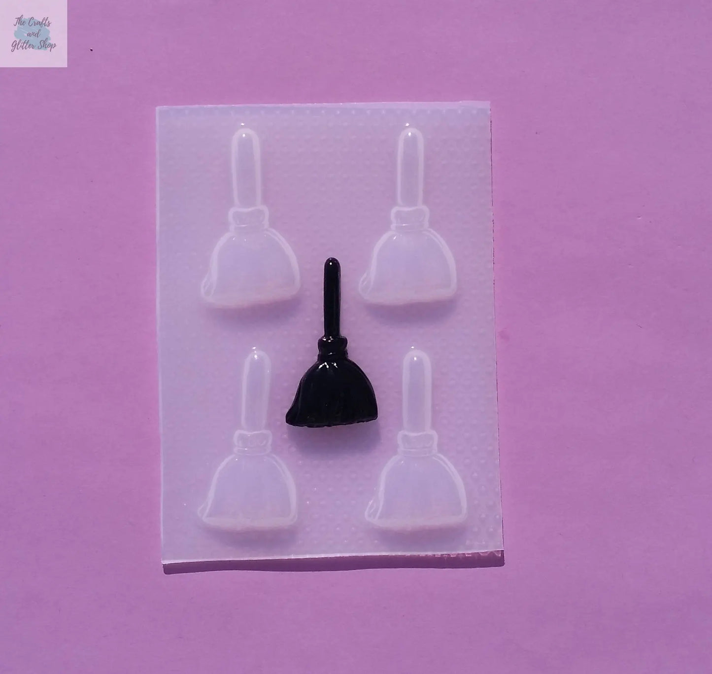 Witch's Broom Plastic Mold The Crafts and Glitter Shop