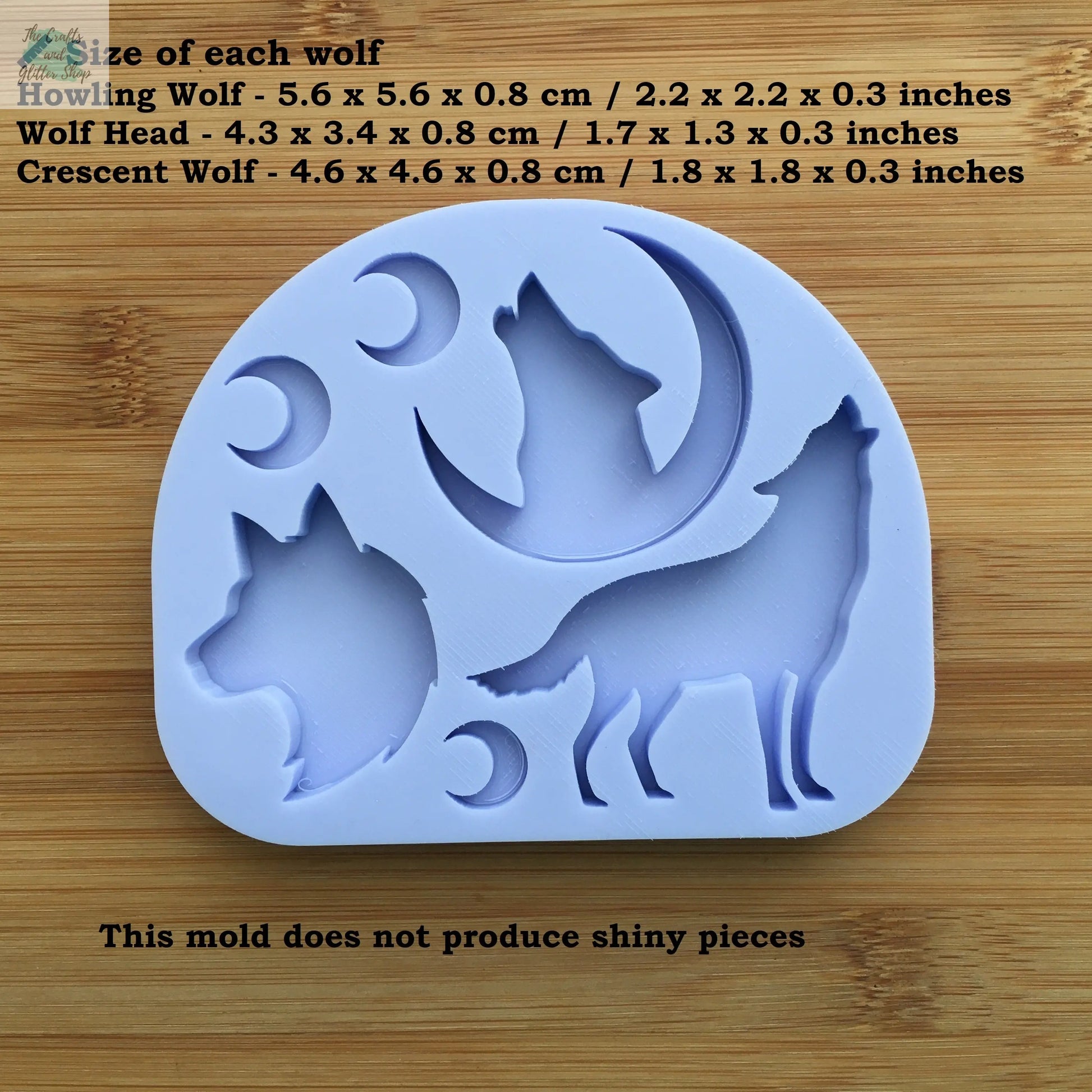 Wolf Silicone Mold - The Crafts and Glitter Shop