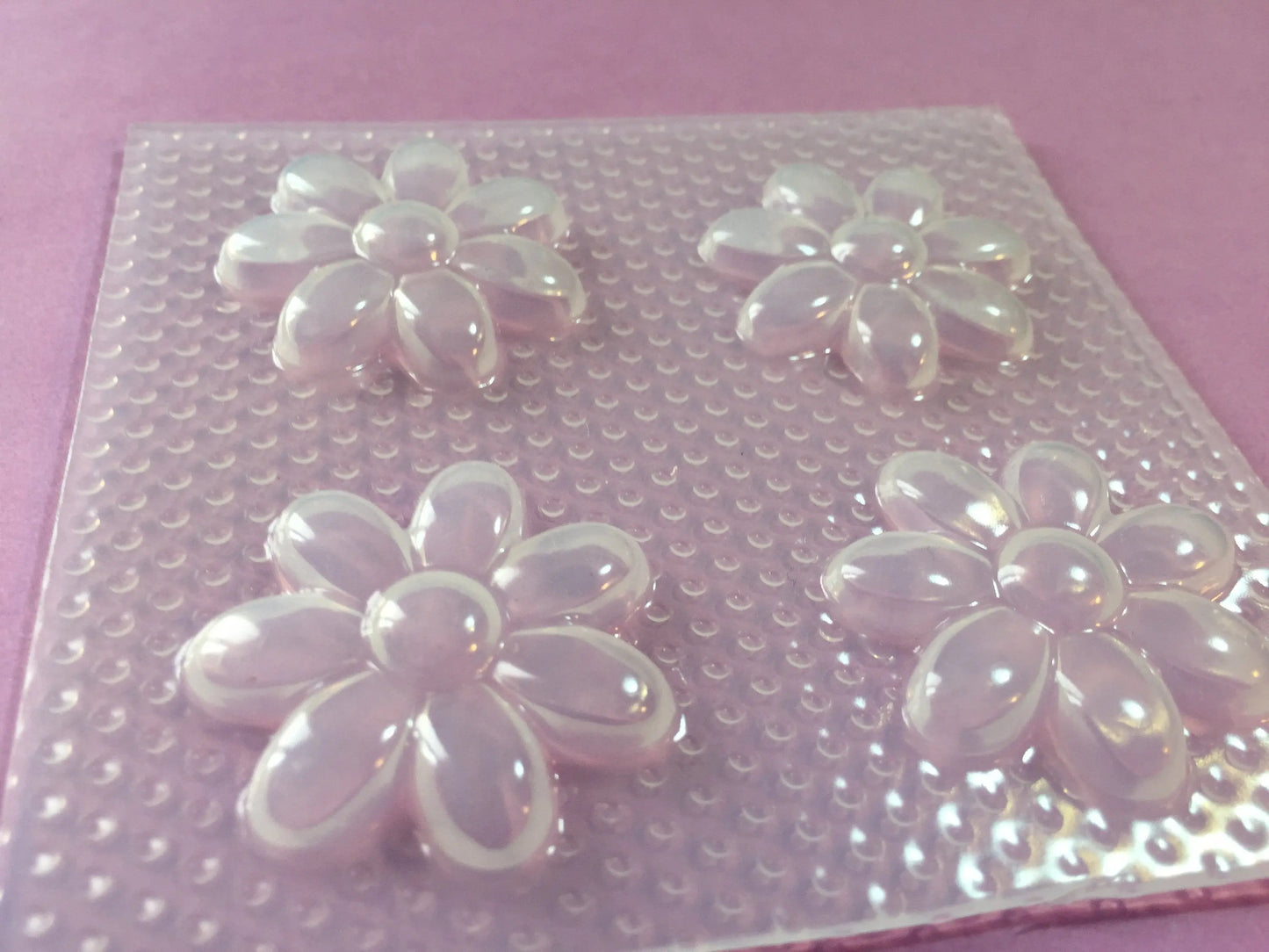 30mm Flower Plastic Mold The Crafts and Glitter Shop