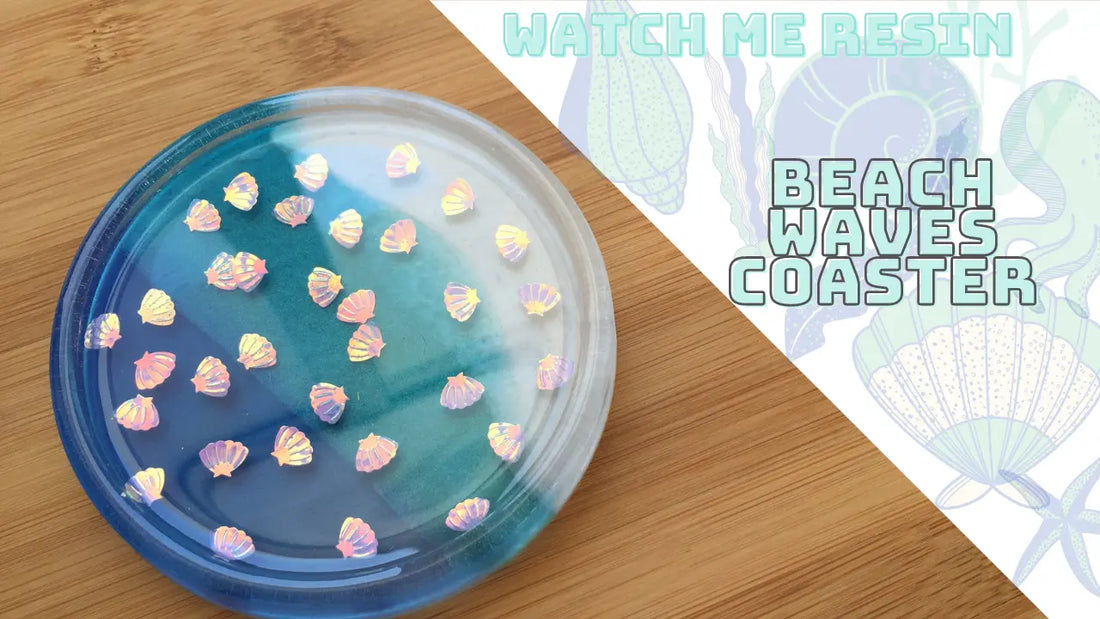 How-to-make-a-Beach-Waves-Resin-Coaster The Crafts and Glitter Shop