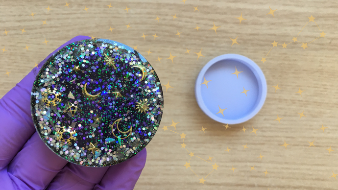 Resin Tutorial: Cosmos Charm 🌌