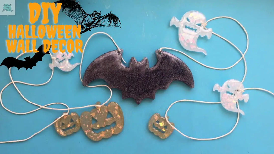 DIY-Halloween-Wall-Decor-Tutorial The Crafts and Glitter Shop