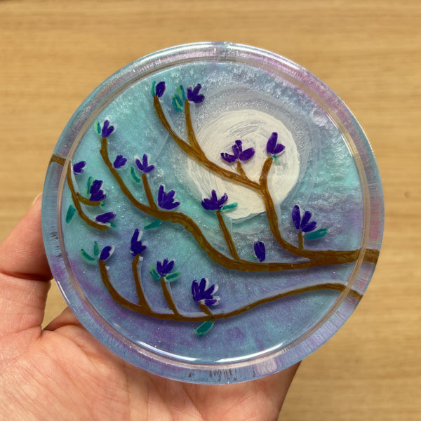 The Ultimate 🌷 Spring Resin Coaster to make
