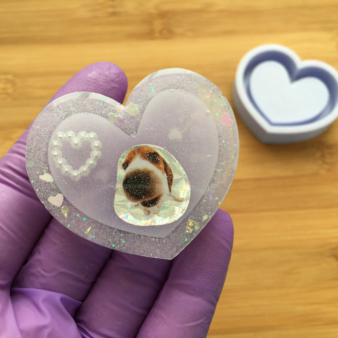2 Broken Heart Silicone Mold – The Crafts and Glitter Shop