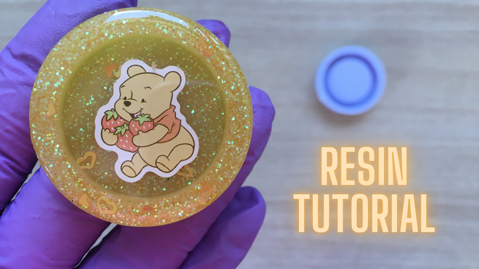 Easy Resin Tutorial: Winnie the Pooh Epoxy Resin Charm