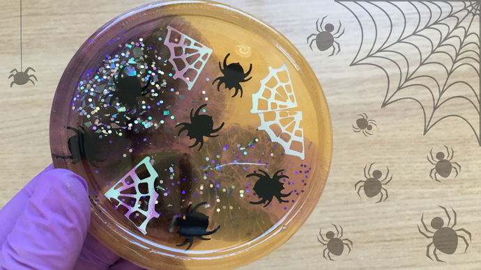 How I made this year's Halloween coaster using epoxy resin