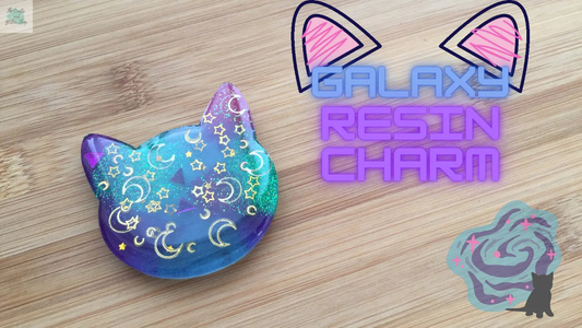 How to make a galaxy resin charm