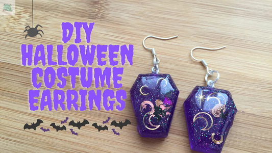 How to make your own earrings for Halloween