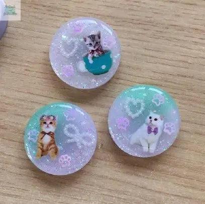 Resin Tutorial: Pastel Cat Magnets