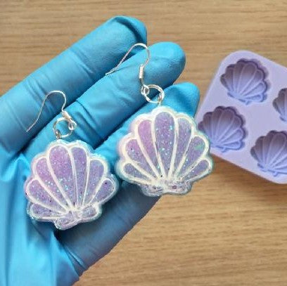 Resin Tutorial: Mermaid Seashell Earrings