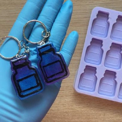 Resin Tutorial: Apothecary Jars Key Chain