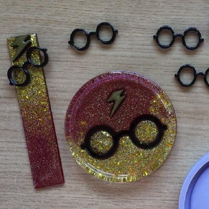 Resin Tutorial: Harry Potter coaster & matching bookmark