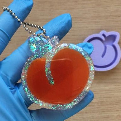 Resin Tutorial: Peach Keychain