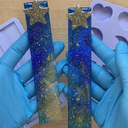 Resin Tutorial: Beautiful Night Sky Bookmarks