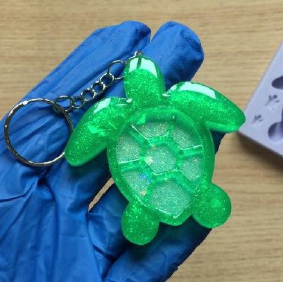 Resin Tutorial: Sea Turtle Keychain