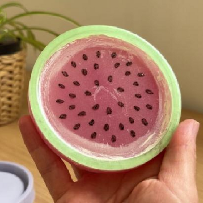 Crafting a Summer Watermelon Coaster with Resin