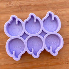 Load image into Gallery viewer, 2 inch Flame Silicone Mold