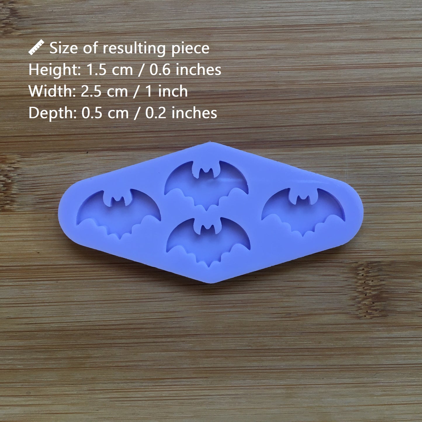 1" Bat Silicone Mold