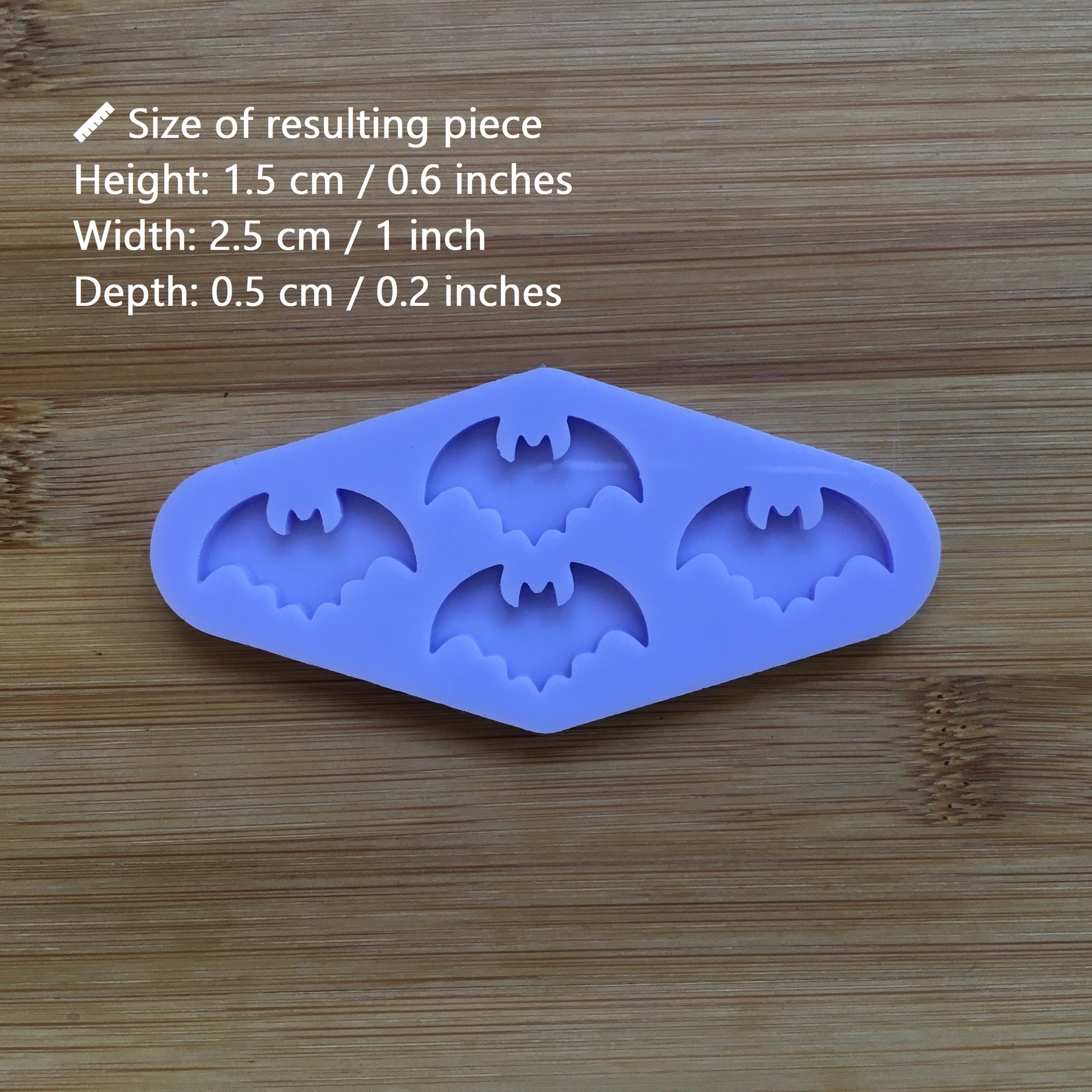 1" Bat Silicone Mold