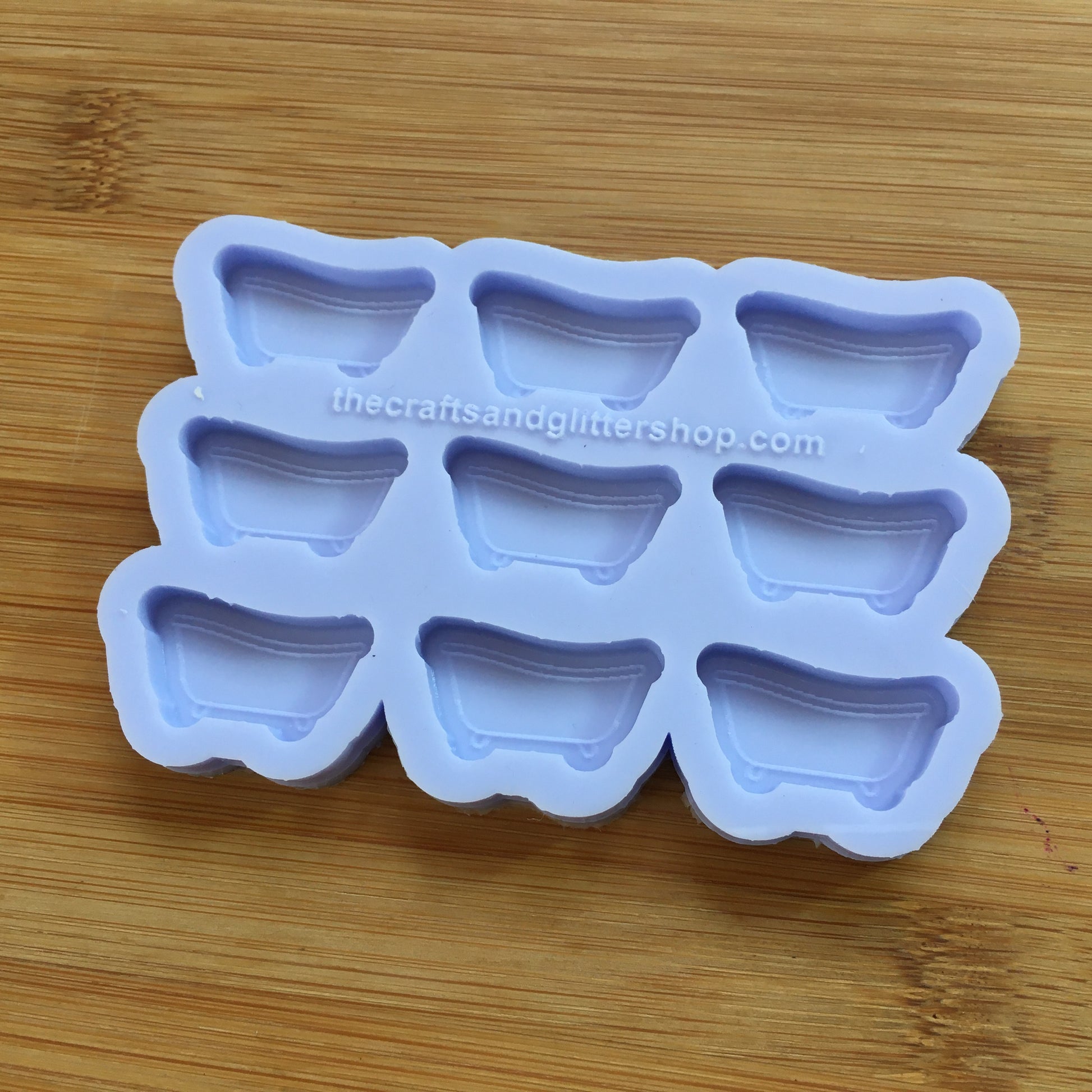 1" Bath Tub Silicone Mold