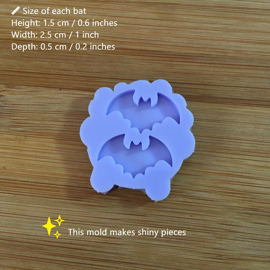 1" Bats Silicone Mold