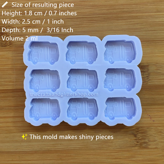 1" Camper Van Silicone Mold