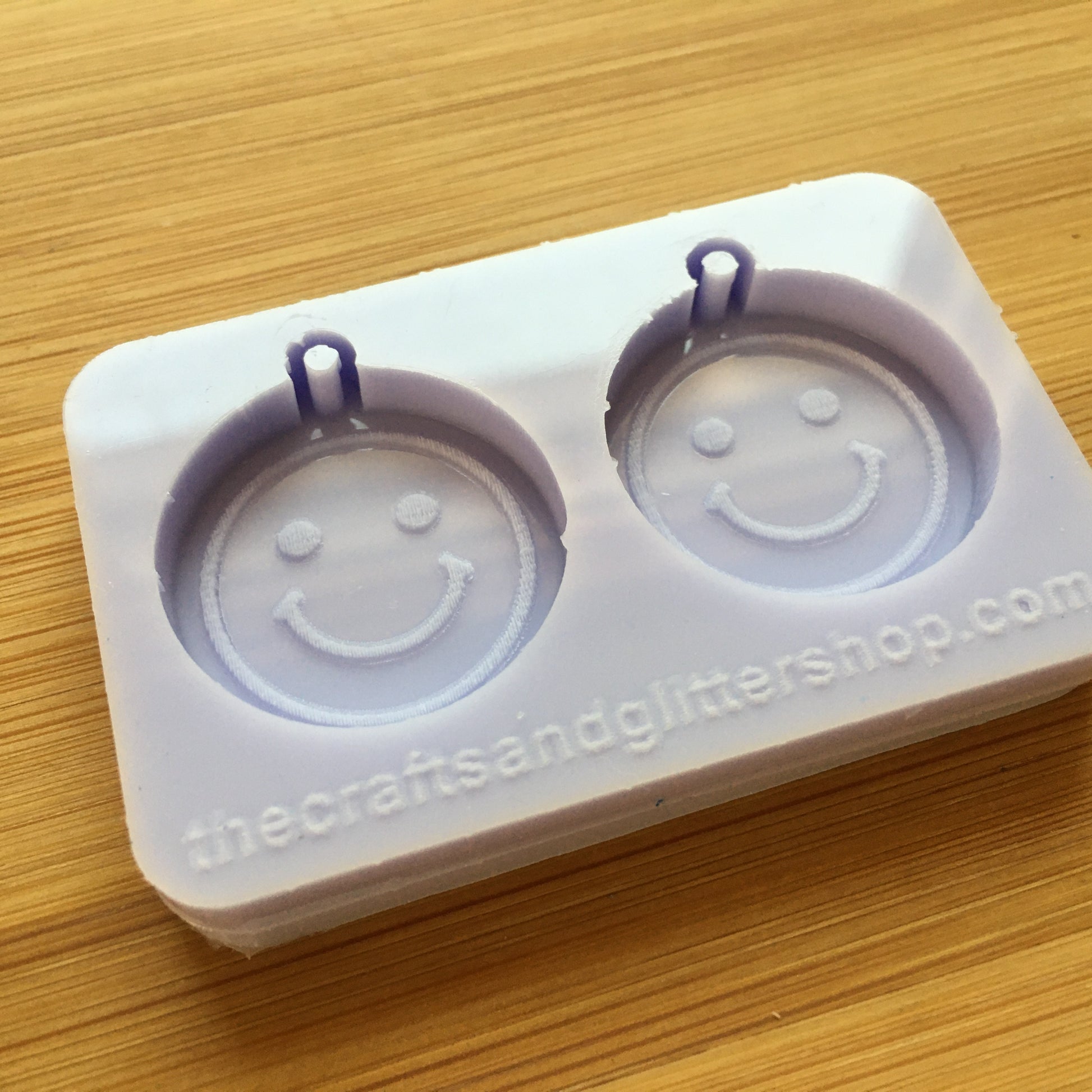 1" Smiley Face Silicone Mold