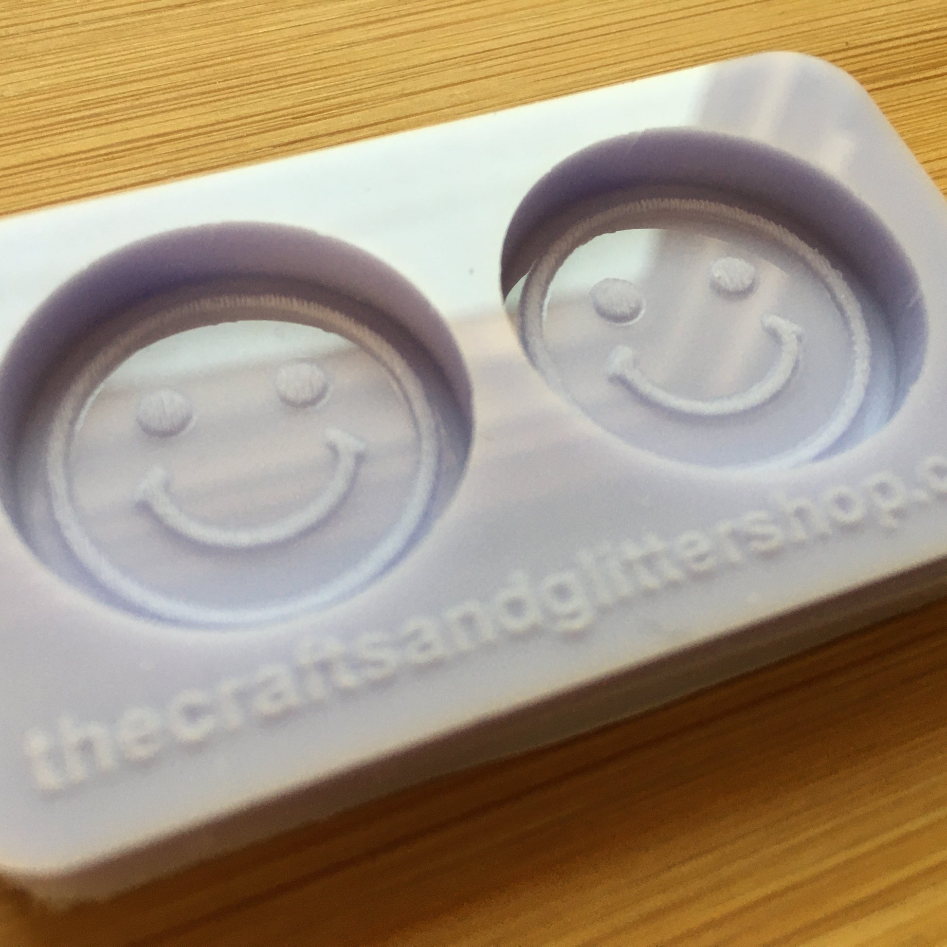1" Smiley Face Silicone Mold