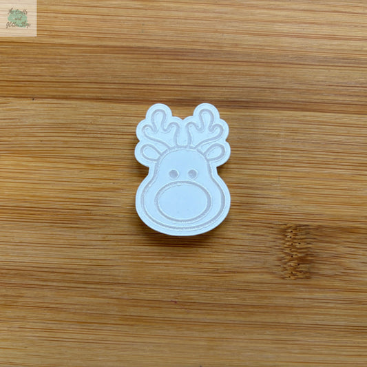 1 pc Reindeer Clear Acrylic Shape - The Crafts and Glitter Shop
