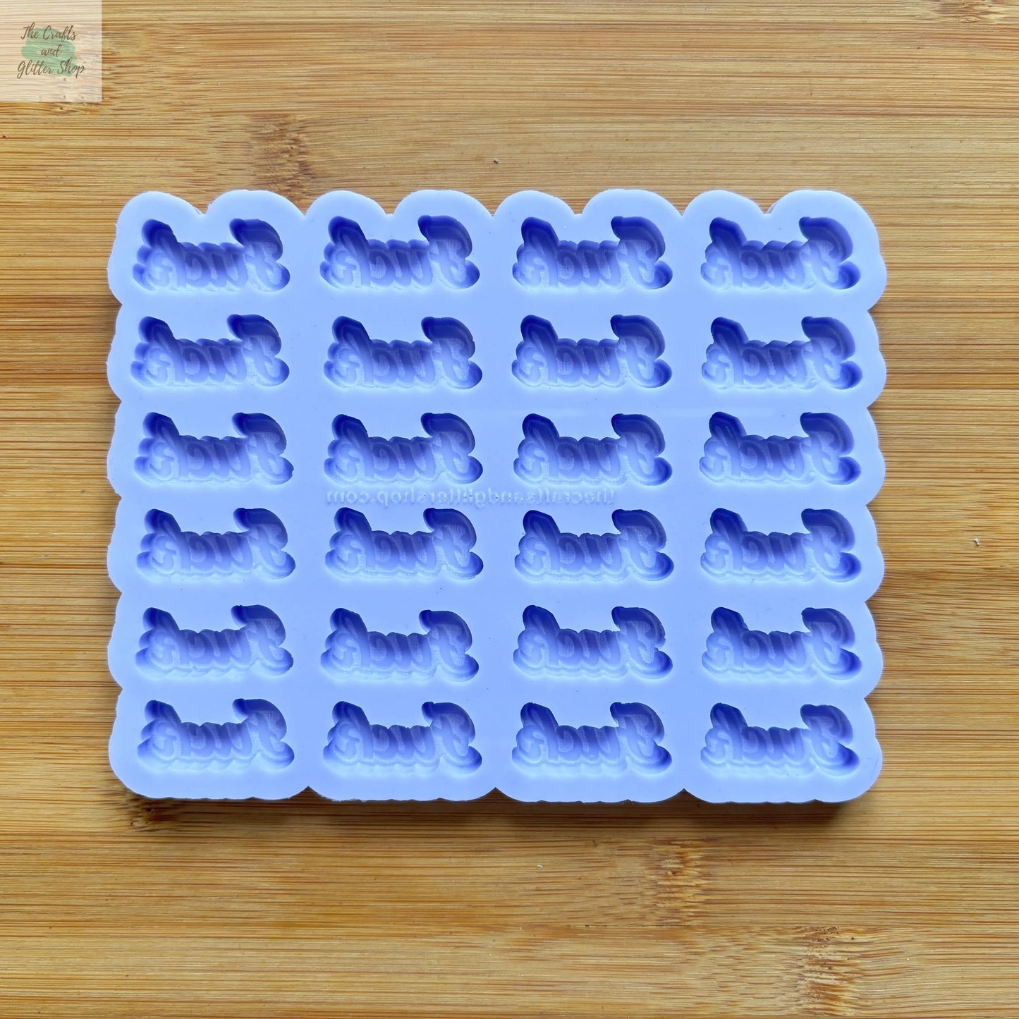 1.2" Fuck Silicone Mold - The Crafts and Glitter Shop